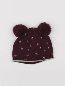 Vertbaudet - bonnet violet - 2/3 ans