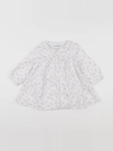 Vertbaudet - robe blanc - 9 mois