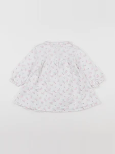 Vertbaudet - robe blanc - 9 mois