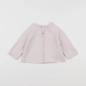 Vertbaudet - gilet rose - 9 mois