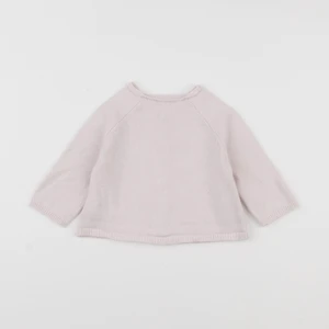 Vertbaudet - gilet rose - 9 mois