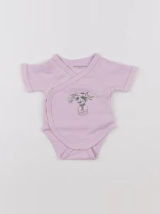 Vertbaudet - body violet - 0 mois