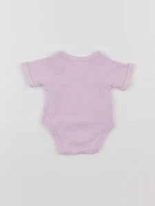 Vertbaudet - body violet - 0 mois