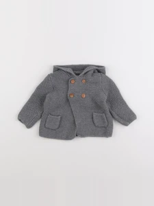 Zara - veste gris - 6/9 mois