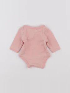 Vertbaudet - body rose - 0 mois