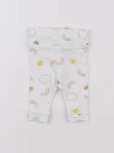 Vertbaudet - legging blanc - 0 mois