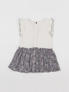 IKKS - robe violet - 12 mois