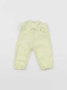 Vertbaudet - pantalon jaune - 3 mois