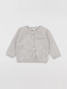 Vertbaudet - gilet marron - 18 mois