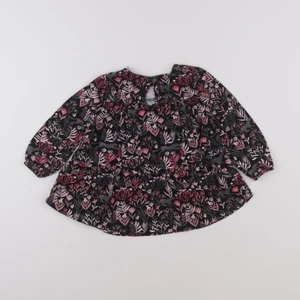 Vertbaudet - robe noir, rose - 2 ans