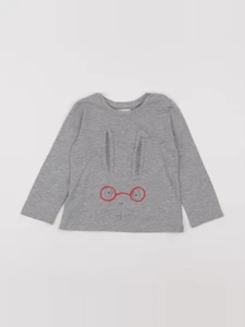 Mango - tee-shirt gris - 18/24 mois