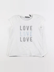 IKKS - tee-shirt blanc - 10 ans
