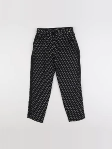 IKKS - pantalon noir, blanc - 10 ans