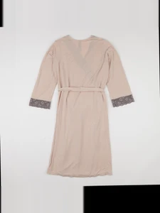 Seraphine - robe de chambre grossesse marron - s