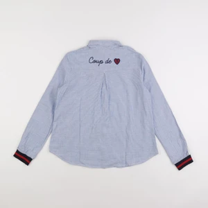 IKKS - chemise imprimé au dos blanc, bleu - 10/11 ans