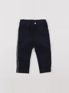 Petit Bateau - pantalon bleu, argent - 6 mois