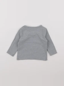 Vertbaudet - tee-shirt gris - 6 mois