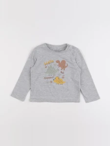 Vertbaudet - tee-shirt gris - 24 mois