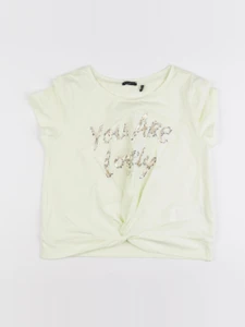 IKKS - tee-shirt jaune - 10 ans