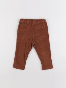 Vertbaudet - pantalon marron - 12 mois