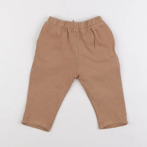 Vertbaudet - pantalon coton marron - 18 mois