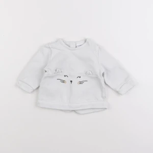 Vertbaudet - sweat gris - 3 mois