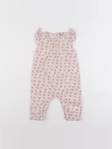 Vertbaudet - combinaison rose - 9 mois