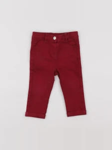 Tape à l'oeil - pantalon rouge - 9 mois