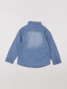 Vertbaudet - chemise bleu - 6 ans