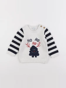Vertbaudet - pull blanc - 12 mois
