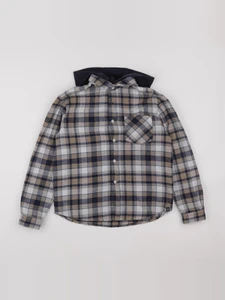 IKKS - chemise beige, bleu - 12 ans
