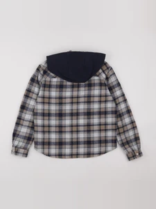 IKKS - chemise beige, bleu - 12 ans