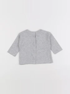 Vertbaudet - tee-shirt gris - 3 mois