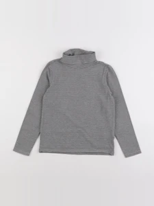 Vertbaudet - sous-pull gris - 8 ans