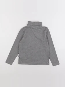 Vertbaudet - sous-pull gris - 8 ans