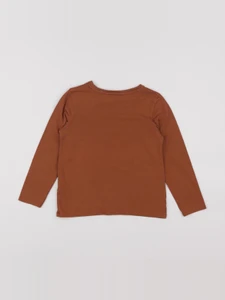 Vertbaudet - tee-shirt marron - 5 ans