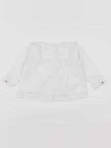 Vertbaudet - blouse blanc - 6 mois