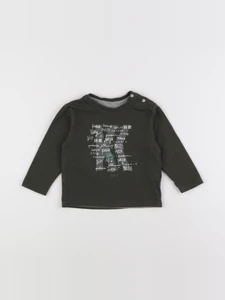 IKKS - tee-shirt réversible vert - 18 mois