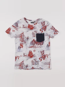 IKKS - tee-shirt blanc - 10 ans