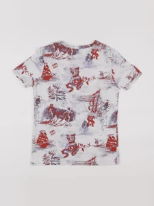 IKKS - tee-shirt blanc - 10 ans