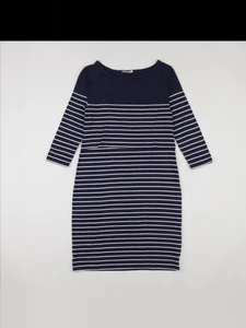 Vertbaudet - robe allaitement bleu, blanc - 34