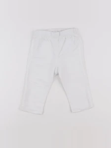 Cyrillus - pantalon blanc - 12 mois