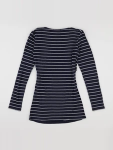 Envie de fraise - tee-shirt allaitement bleu, blanc - 36 à 38