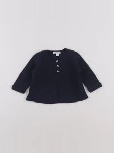 Vertbaudet - gilet bleu - 9 mois