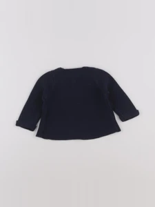 Vertbaudet - gilet bleu - 9 mois