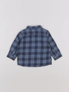 Zara - chemise bleu - 3/6 mois