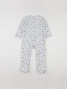 Vertbaudet - pyjama velours bleu - 3 ans