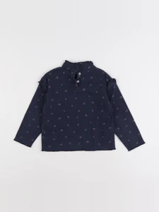 Vertbaudet - sous-pull bleu - 4 ans