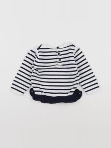 Vertbaudet - pull bleu - 9 mois