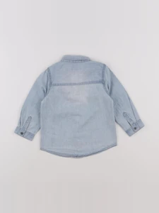 Vertbaudet - chemise bleu - 24 mois